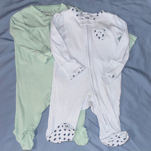 Carter's Ribbed sleepers - Picture 1 of 1